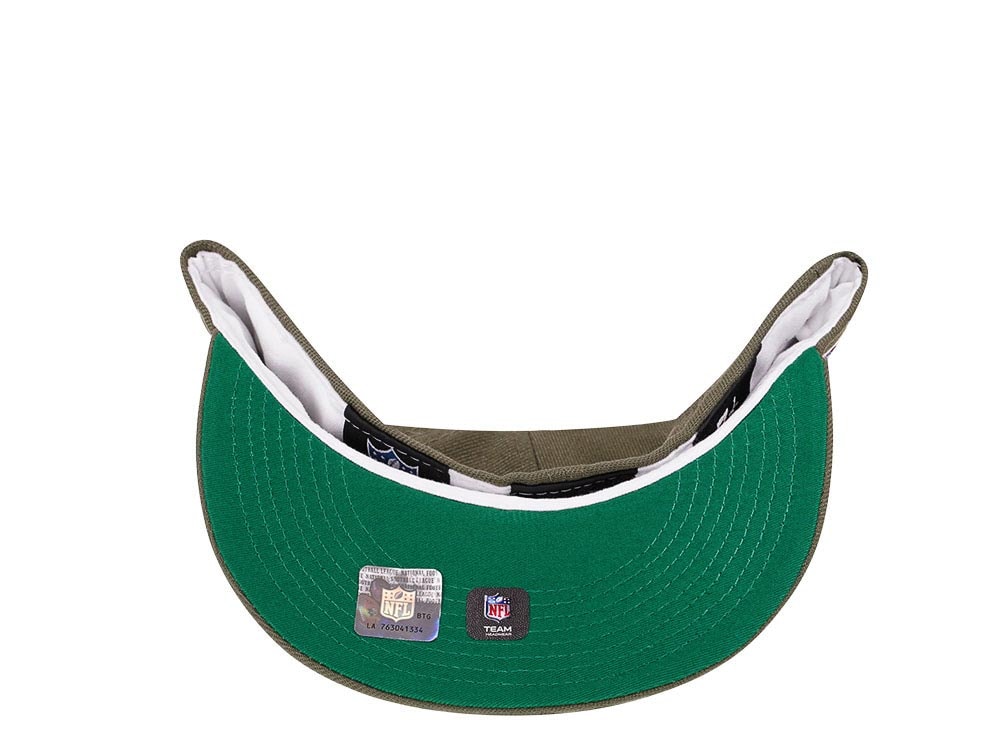 New Era New York Giants Super Bowl XLII Olive Throwback Edition 59Fifty Fitted Gorra