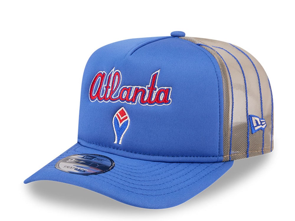 New Era Atlanta Braves Arched 9Fifty A Frame Trucker Snapback Gorra