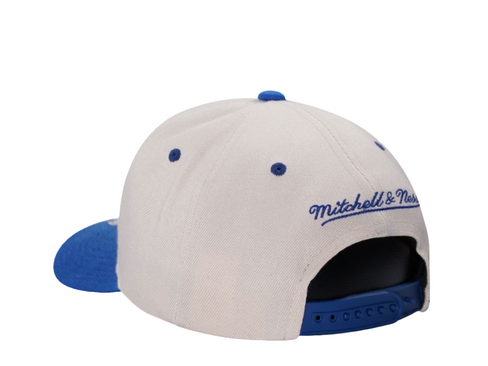 Mitchell & Ness Golden State Warriors Chrome Two Tone Pro Crown Fit Snapback Gorra