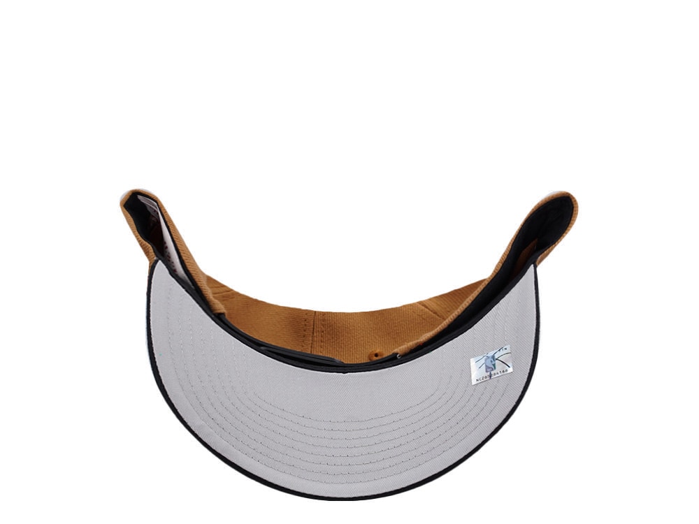 Mitchell & Ness Philadelphia 76ers NBA In The City Brown Edition Pro Pinch Fit Snapback Gorra