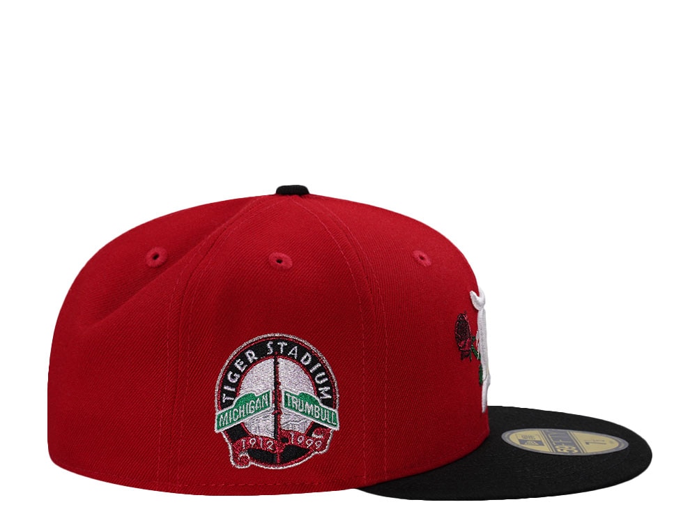 New Era Detroit Tigers Stadium Scarlet Rose Two Tone Edition 59Fifty Fitted Gorra