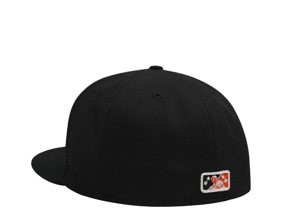 New Era San Jose Giants 25th Anniversary Black Silver Prime Edition 59Fifty Fitted Gorra