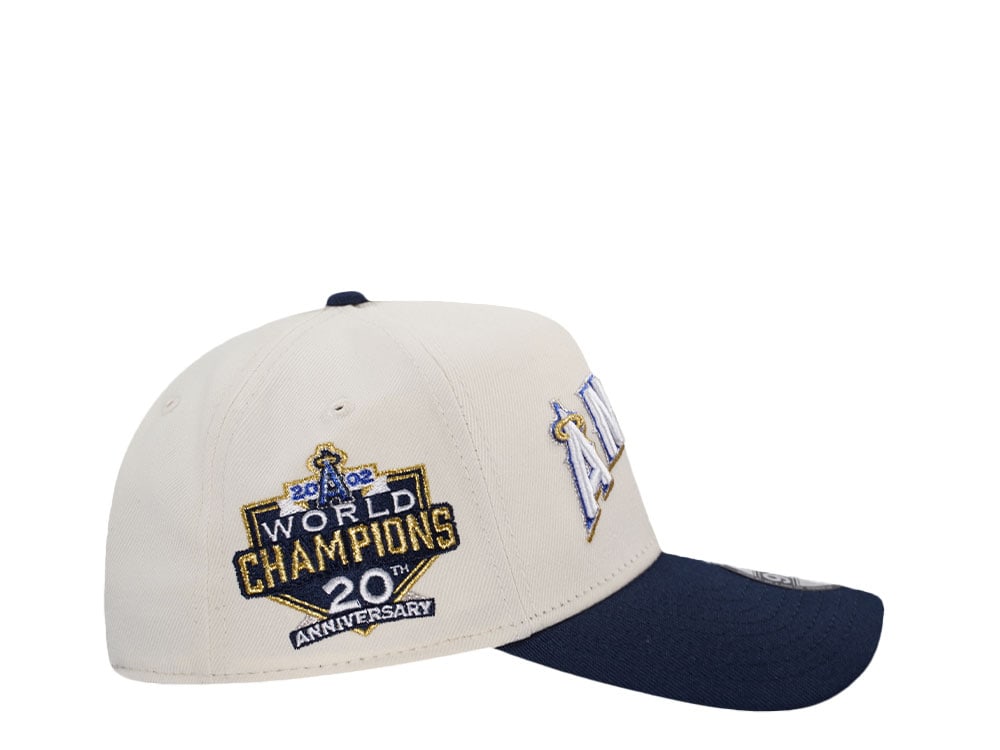 New Era Anaheim Angels World Champions 20th Anniversary Chrome Two Tone Edition 9Forty A Frame Snapback Gorra