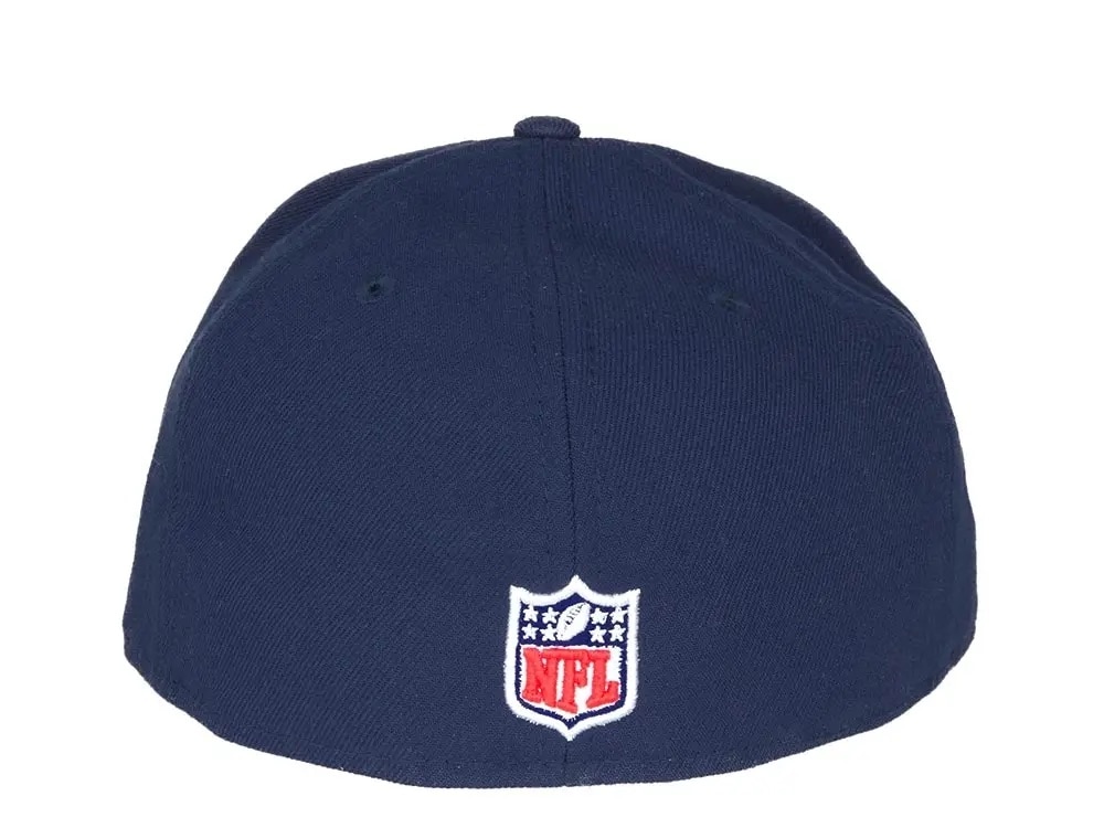 New Era New England Patriots All Navy 59fifty Fitted Gorra