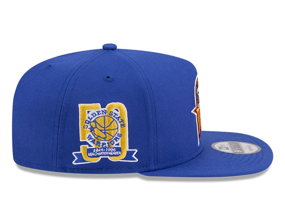 New Era Golden State Warriors 50th Anniversary HWC Edition 9Fifty A Frame Snapback Gorra