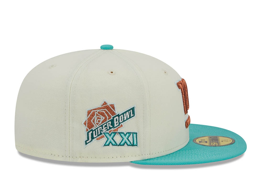 New Era New York Giants Super Bowl XXI Two Tone City Icon 59Fifty Fitted Gorra