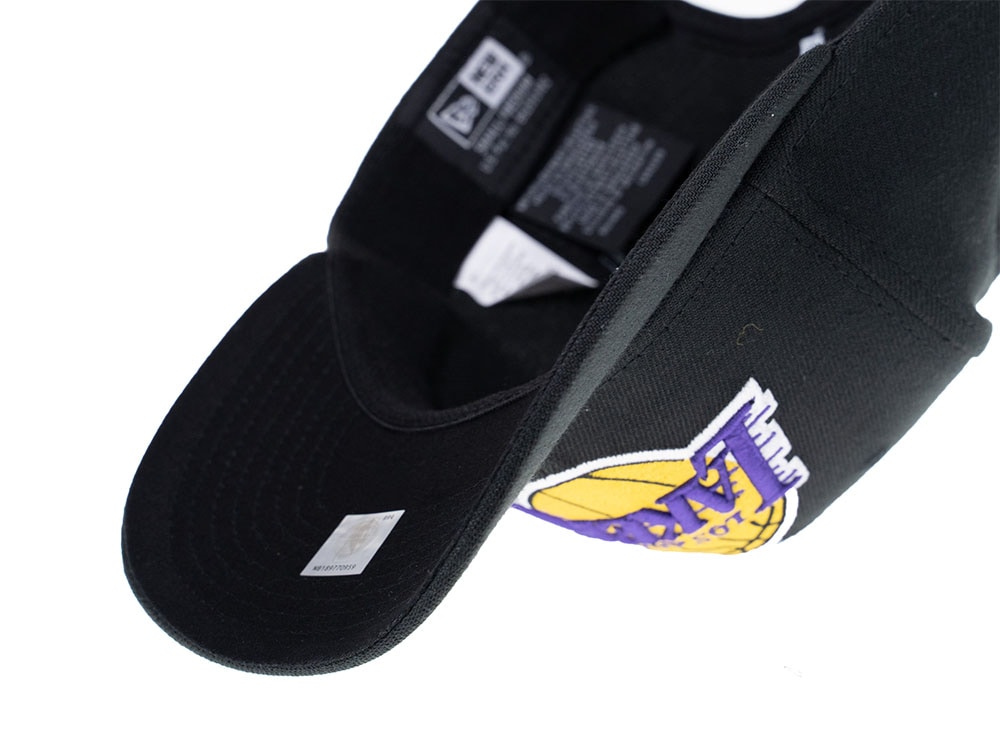 New Era Los Angeles Lakers Stretch 9Fifty Logo Black Snapback Gorra