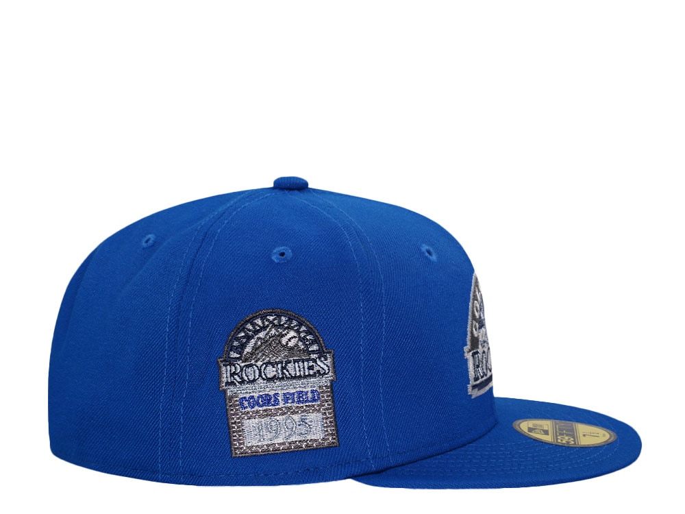 New Era Colorado Rockies Coors Field 1995 Azure Edition 59Fifty Fitted Gorra