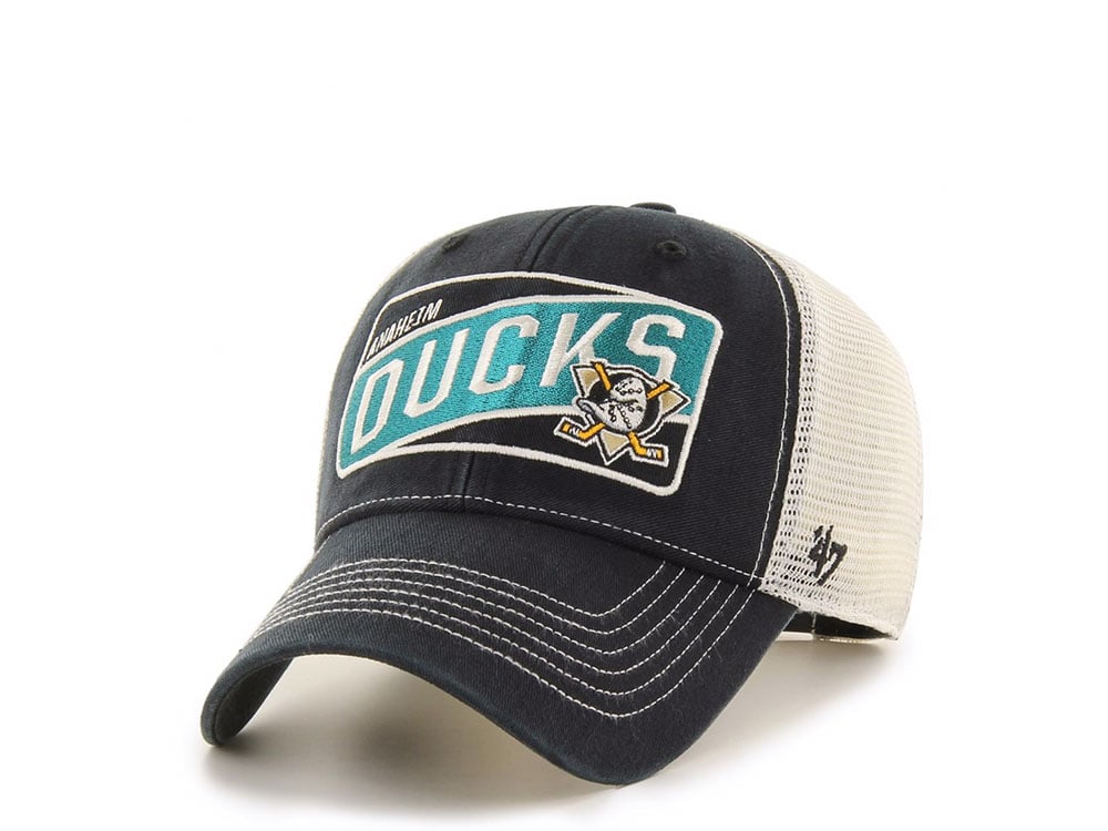 47Brand Anaheim Ducks Slash Patch Classic Trucker Snapback Gorra