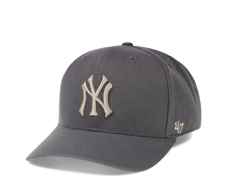 47Brand New York Yankees Classic Charcoal Gray Snapback Gorra