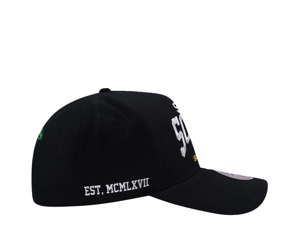 Mitchell & Ness Seattle SuperSonics Black Pro Pinch Fit Snapback Gorra