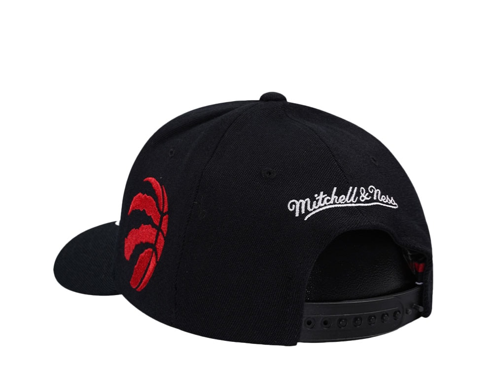 Mitchell & Ness Toronto Raptors Team Script 2.0 Stretch Classic Red Flex Snapback Gorra