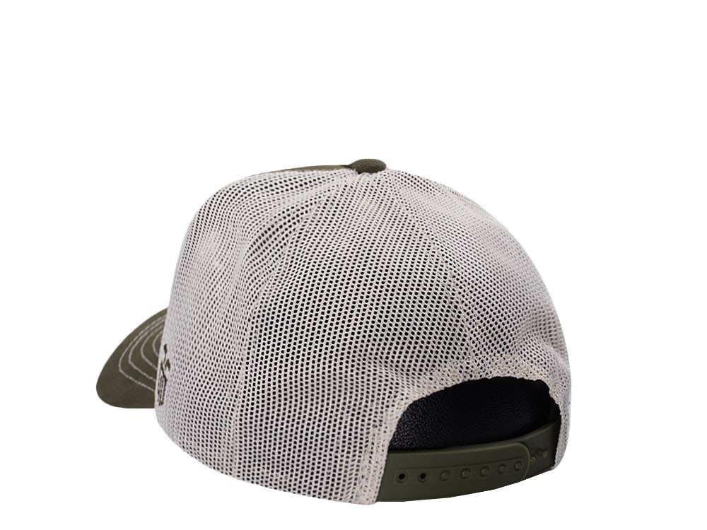 Parallel Union Heritage Fishing Patch Olive Edition Trucker Snapback Gorra