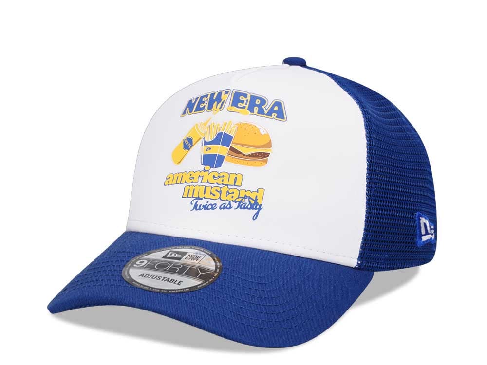 New Era Soy American Mustard 9Forty A Frame Trucker Snapback Gorra