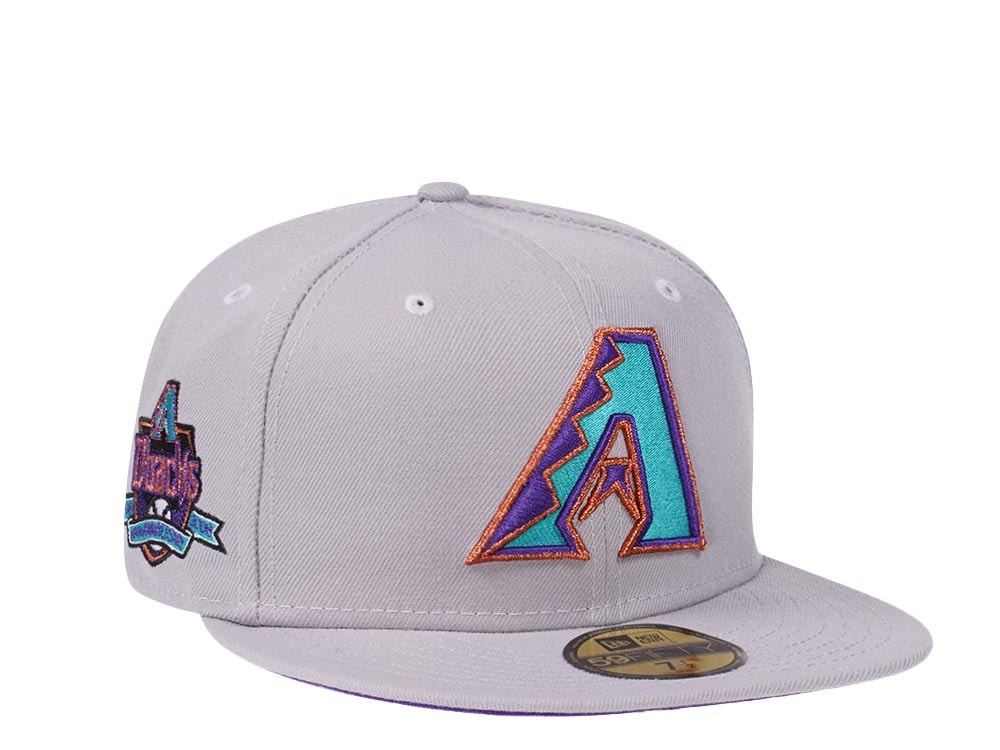 New Era Arizona Diamondbacks 10th Anniversary Fresh Gray  Edition 59Fifty Fitted Gorra
