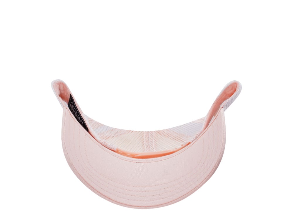 Von Dutch Script Pink Trucker Snapback Gorra