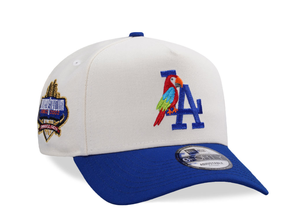 New Era Los Angeles Dodgers 40th Anniversary Chrome Two Tone Edition 9Forty A Frame Snapback Gorra