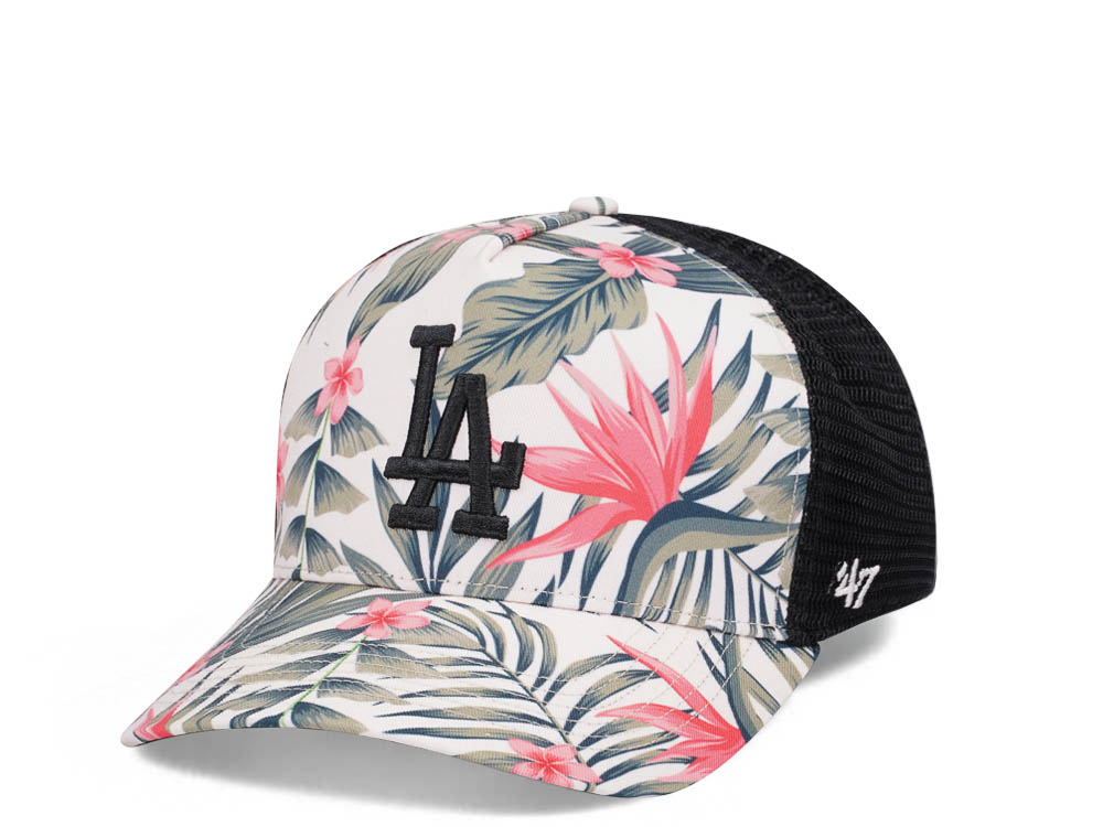 47Brand Los Angeles Dodgers Coastal Floral Mesh MVP Trucker Snapback Gorra