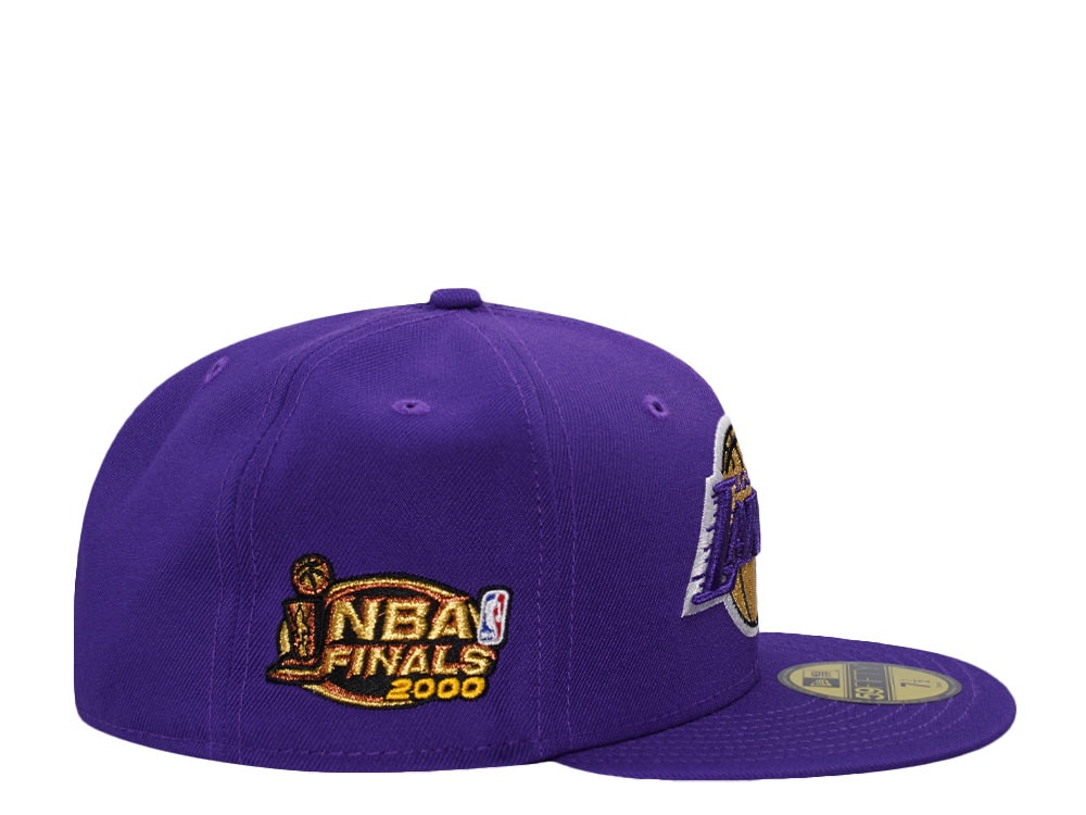 New Era Los Angeles Lakers NBA Finals 2000 Purple Prime Edition 59Fifty Fitted Gorra