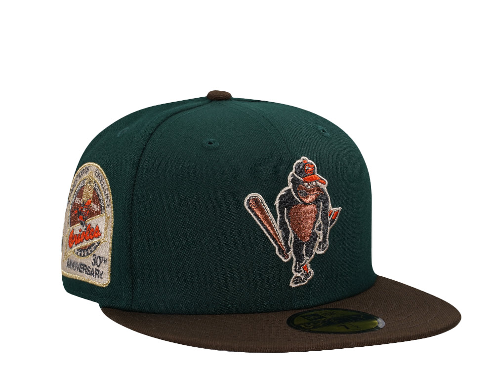 New Era Baltimore Orioles 30th Anniversary Copper Two Tone Edition 59Fifty Fitted Gorra