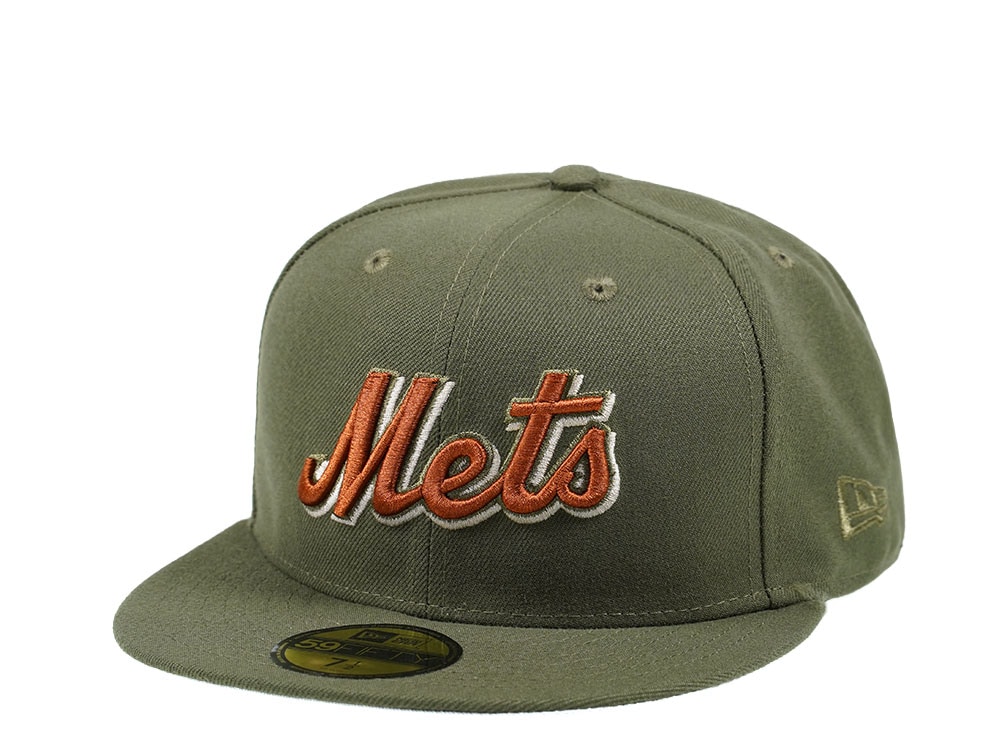 New Era New York Mets Olive Edition 59Fifty Fitted Gorra