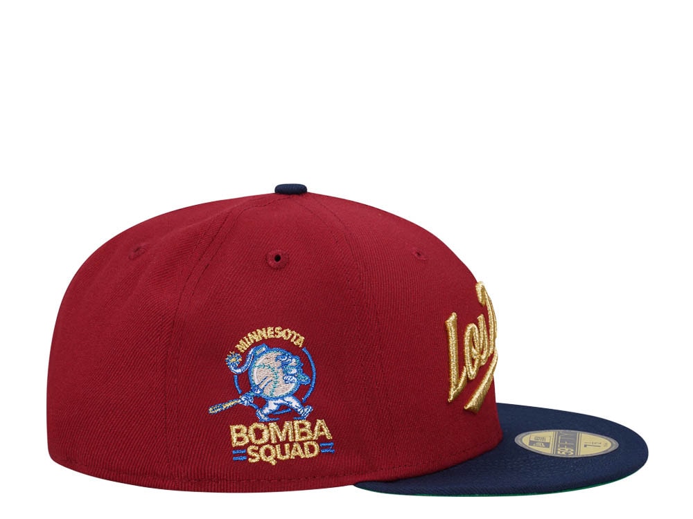 New Era Minnesota Twins Bomba Squad Golden Prime Two Tone Edition 59Fifty Fitted Gorra