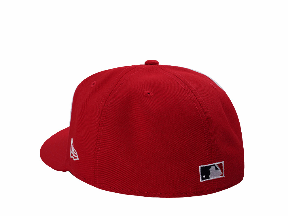New Era Anaheim Angels All Star Game 2010 Scarlet Red Prime Edition 59Fifty Pre Curved Fitted Gorra