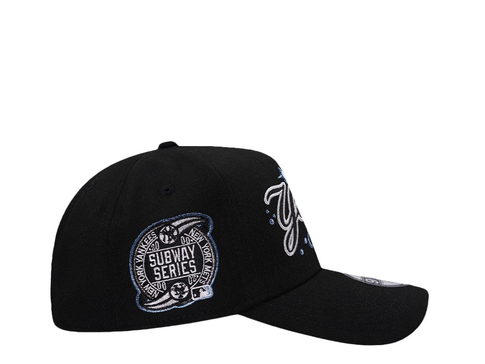 New Era New York Yankees Subway Series 2000 Space Script Black Prime Edition 9Forty A Frame Snapback Gorra