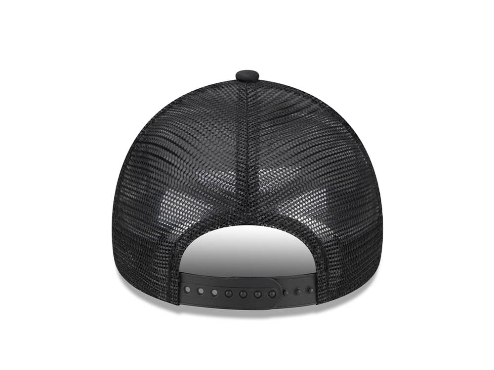 New Era Seattle Mariners Black All Day 9Forty A Frame Trucker Snapback Gorra