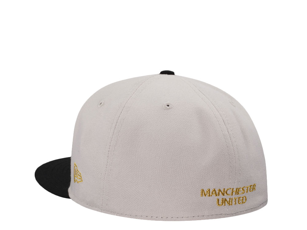 New Era Manchester United Stone Gold Two Tone Edition 59Fifty Fitted Gorra