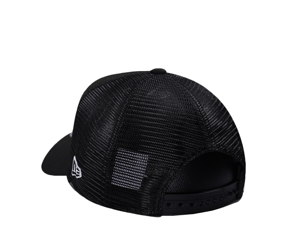 New Era New York Yankees Double Eagle Black 9Forty A Frame Trucker Snapback Gorra