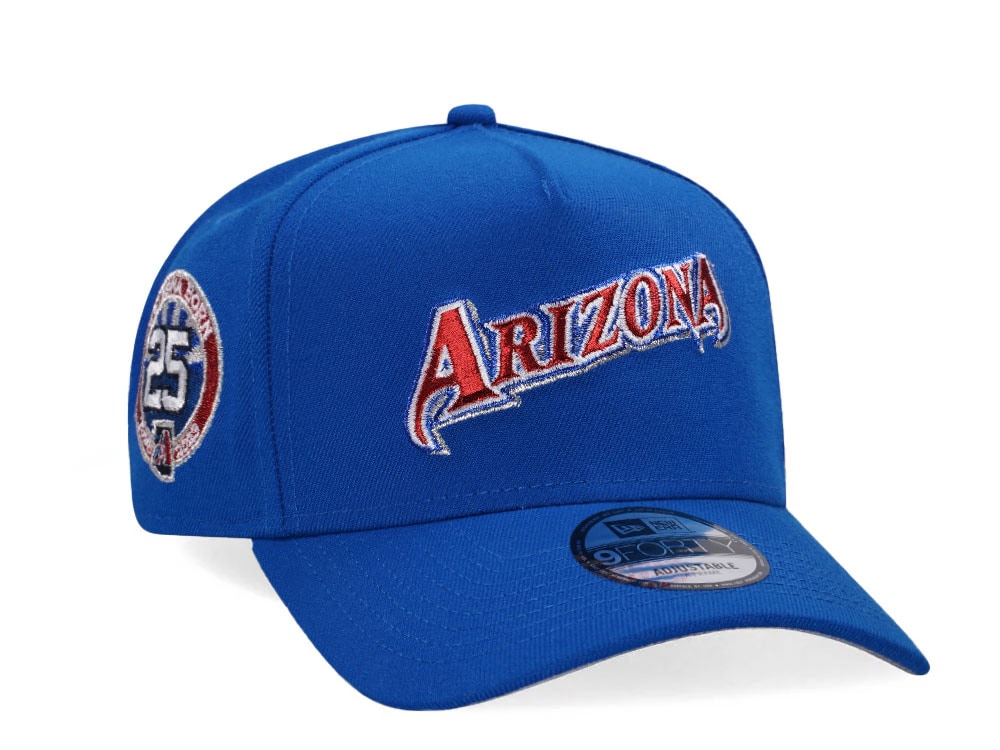 New Era Arizona Diamondbacks 25th Anniversary Blue Edition 9Forty A Frame Snapback Gorra