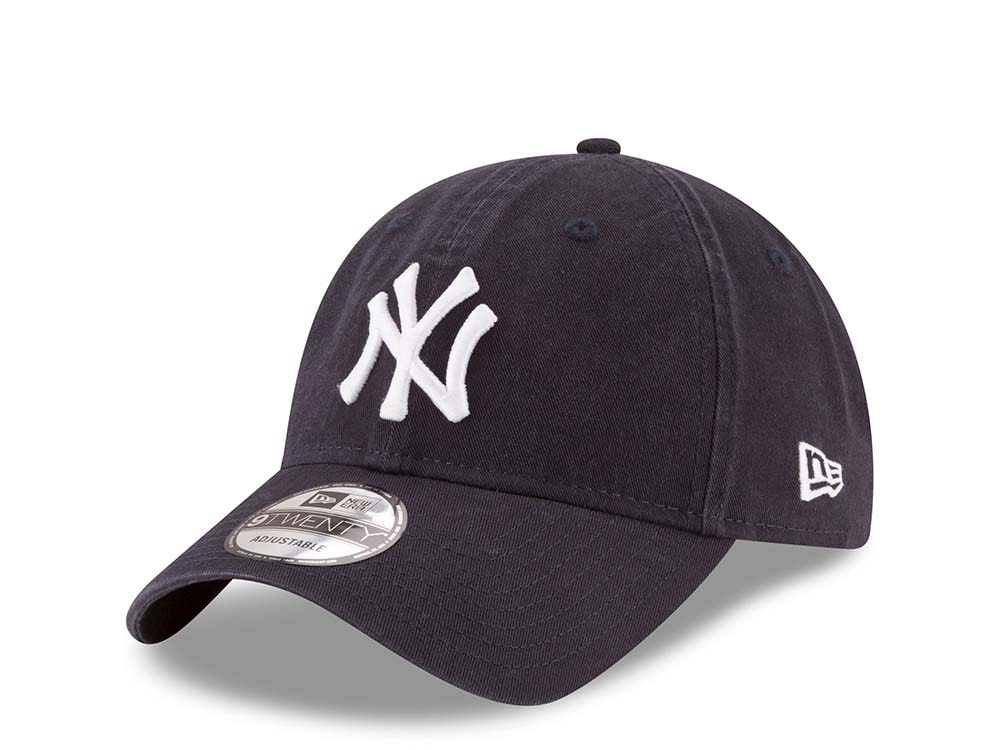 New Era New York Yankees Navy Core Classic 9Twenty Strapback Gorra
