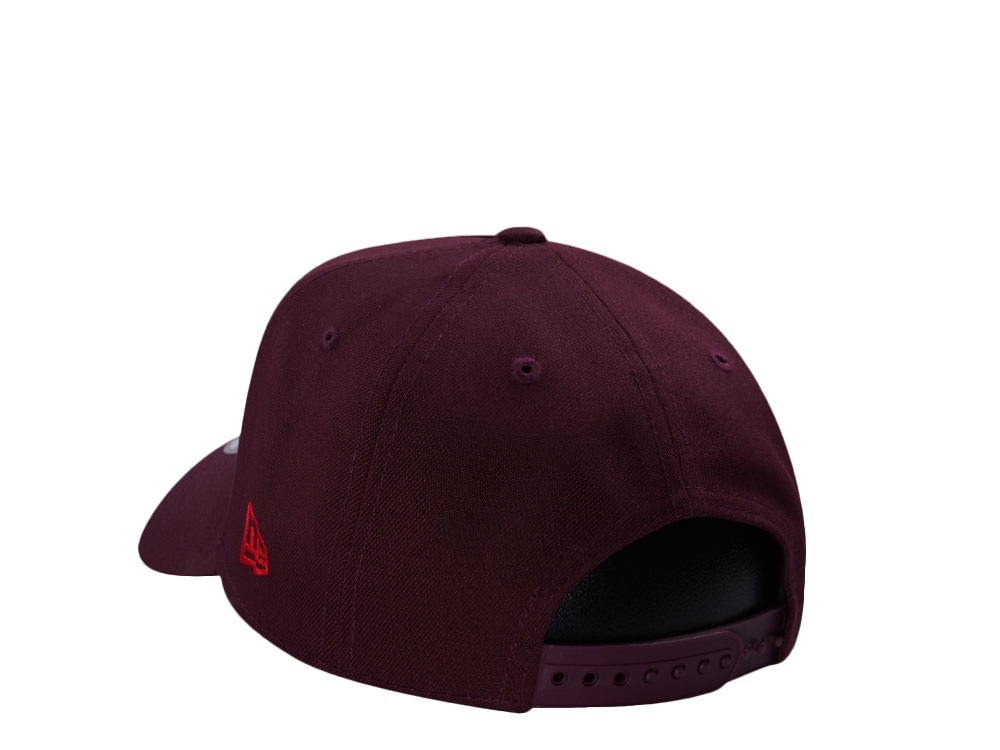 New Era Anaheim Angels 35th Anniversary Maroon Prime Edition 9Forty A Frame Snapback Gorra
