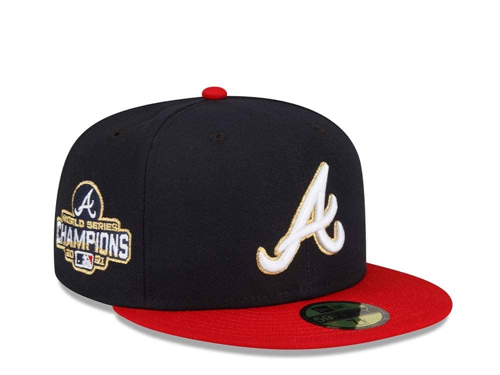 New Era Atlanta Braves World Series Champions 2021 59Fifty Fitted Gorra