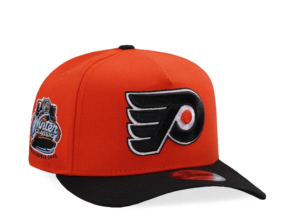 New Era Philadelphia Flyers Winter Classic 2015 Orange Two Tone Edition 9Fifty A Frame Snapback Gorra