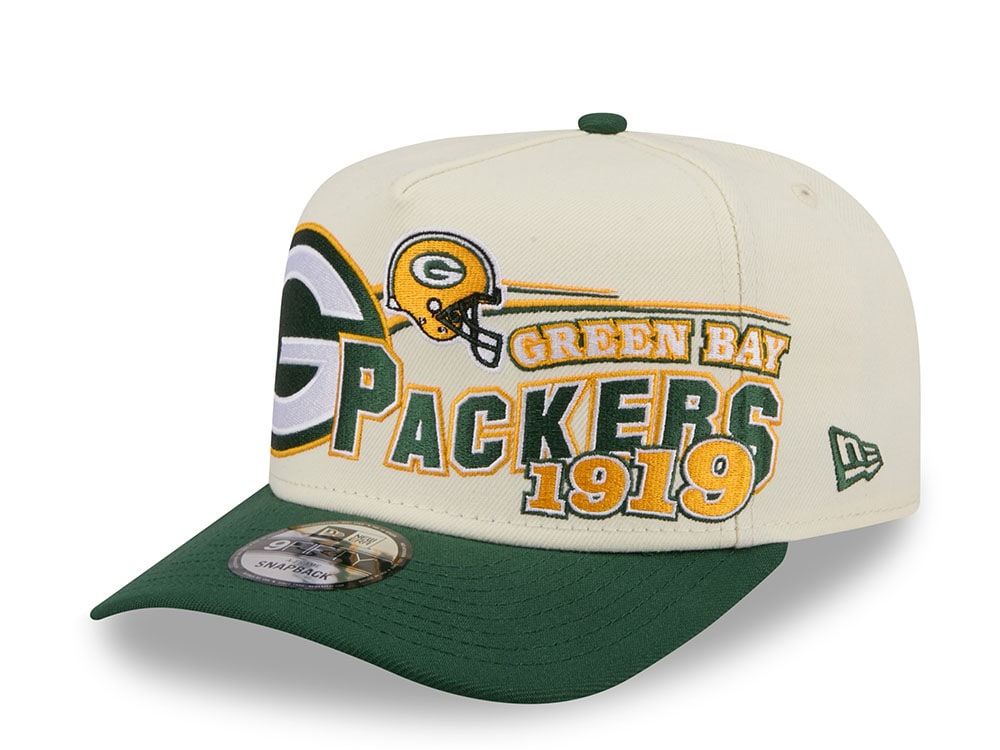 New Era Green Bay Packers Classic Logo Two Tone Edition 9Fifty A Frame Snapback Gorra