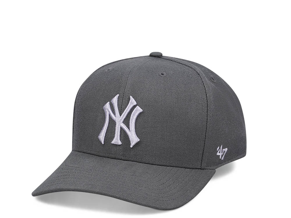 47Brand New York Yankees Charcoal Cold Zone MVP DP Snapback Gorra