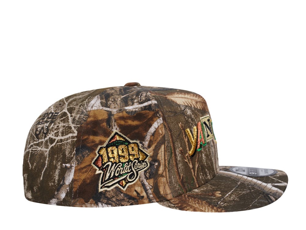 New Era New York Yankees World Series 1999 Real Tree Lettering Edition 9Fifty A Frame Snapback Gorra