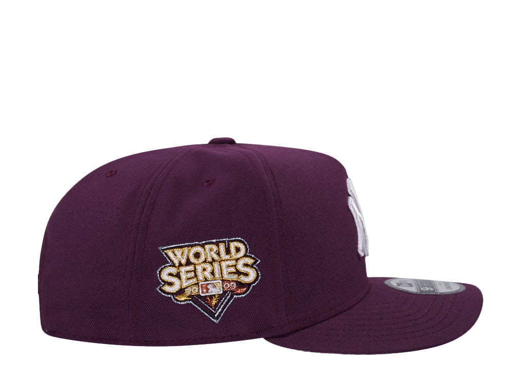 New Era New York Yankees World Series 2009 Real Plum Edition 9Fifty A Frame Snapback Gorra