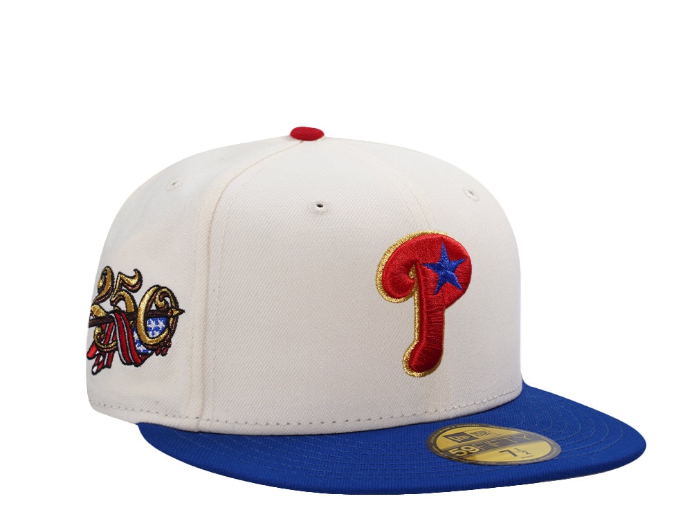 New Era Philadelphia Phillies 250th Anniversary Chrome Two Tone Edition 59Fifty Fitted Gorra