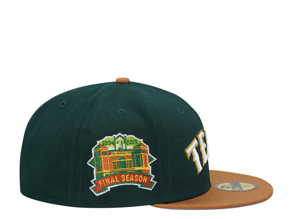 New Era Texas Rangers Final Season Script Two Tone Edition 59Fifty Fitted Gorra