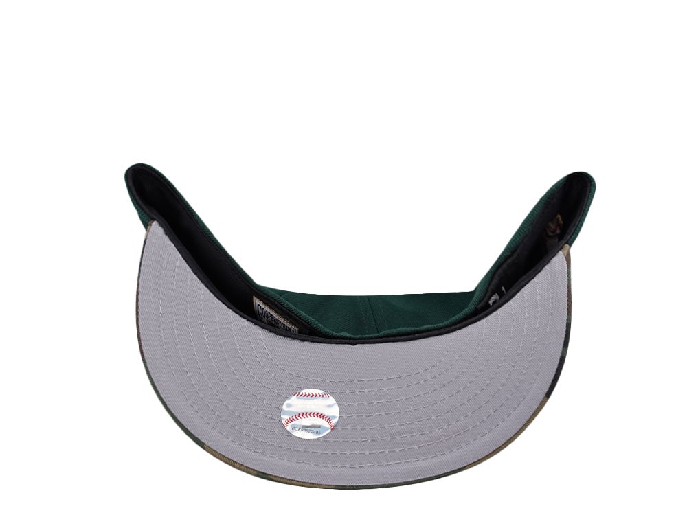 New Era Milwaukee Brewers Home of Heroes 2001 Green Two Tone Edition 59Fifty Fitted Gorra