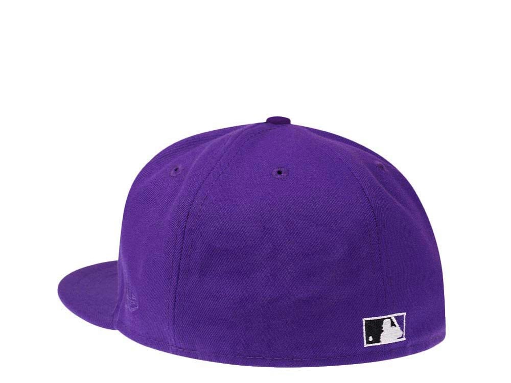 New Era Colorado Rockies 20th Anniversary Purple Lavender Edition 59Fifty Fitted Gorra