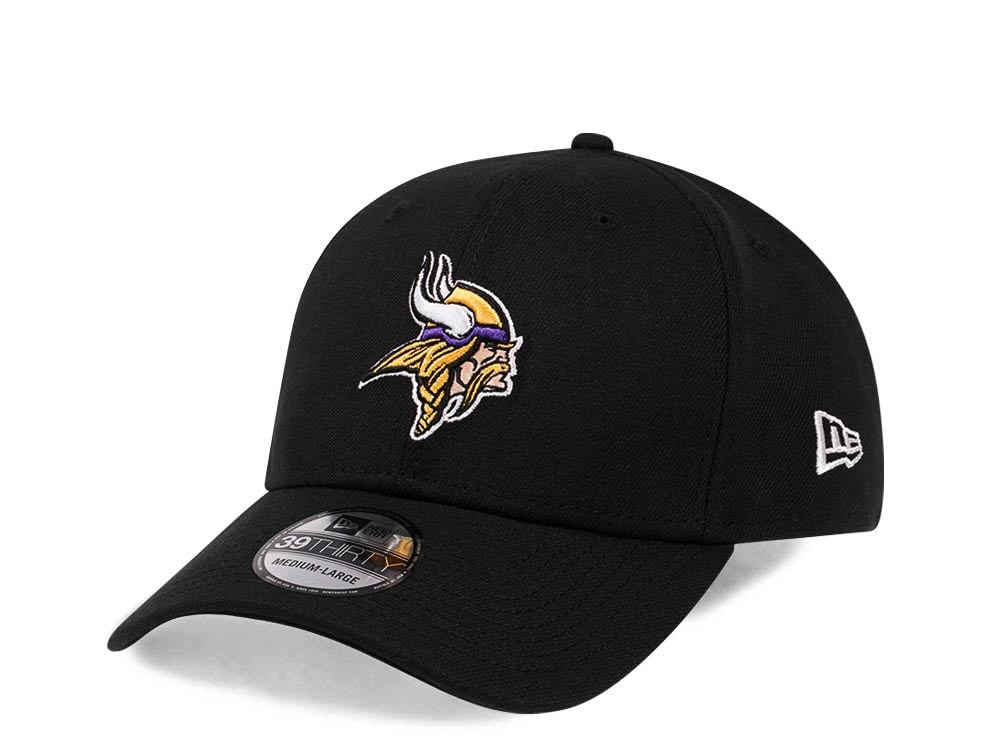 New Era Minnesota Vikings Classic Black Edition 39Thirty Stretch Gorra