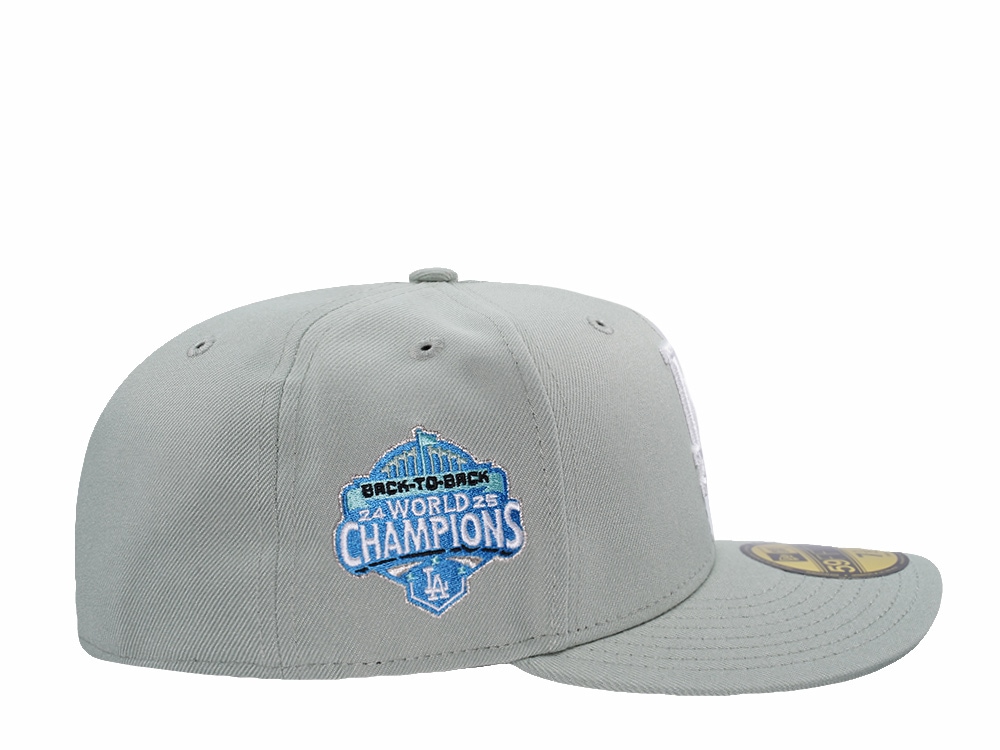 New Era Los Angeles Dodgers World Series 2025 Evergreen Prime Edition Pre Curved 59Fifty Fitted Gorra