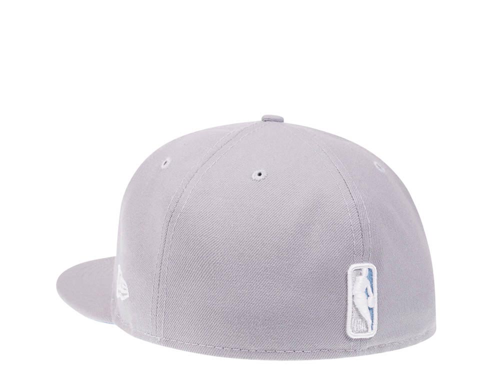 New Era NBA Logo Gray Edition 59Fifty Fitted Gorra