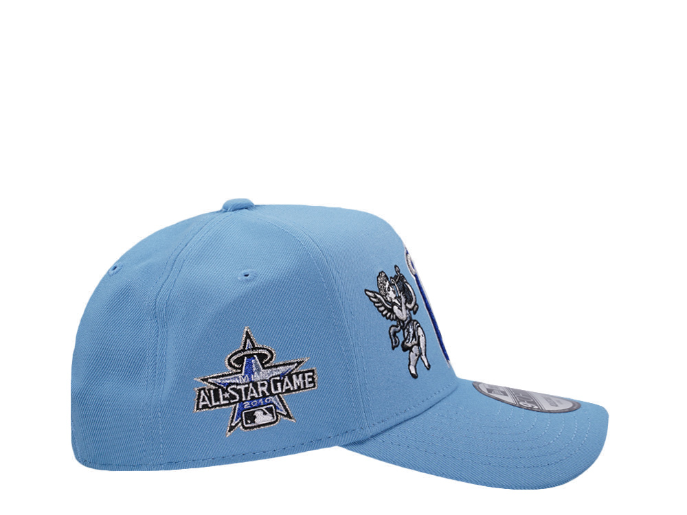 New Era Anaheim Angels All Star Game 2010 Cupids Sky Blue Prime Edition 9Forty A Frame Snapback Gorra