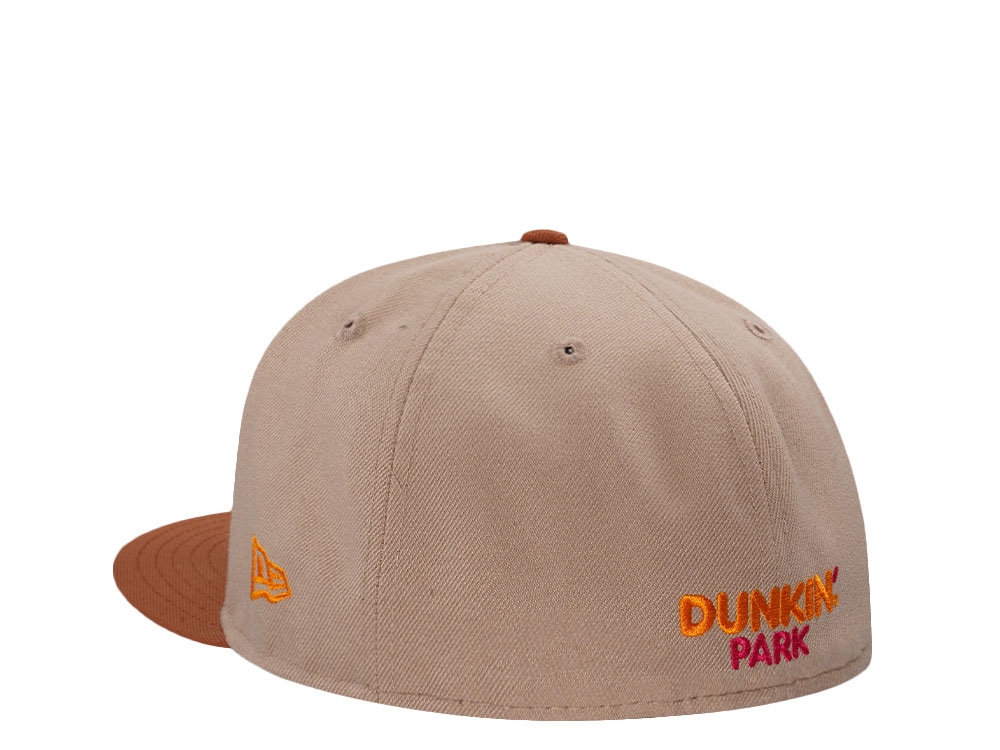 New Era Hartford Yard Goats 10th Anniversary Camel Two Tone Edition 59Fifty Fitted Gorra