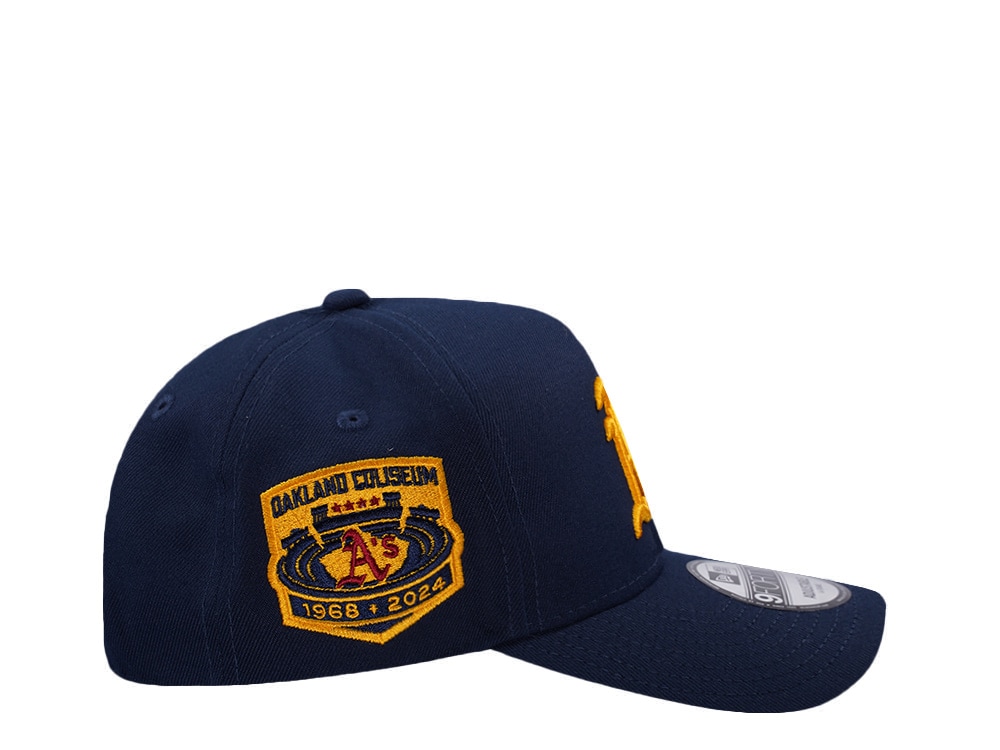 New Era Oakland Athletics Coliseum Ocean Blue Prime Edition 9Forty A Frame Snapback Gorra